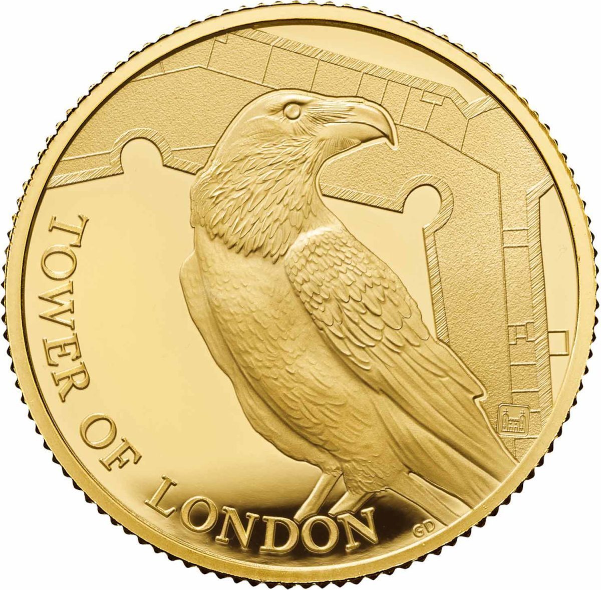 25 Pounds - Elizabeth II Legend of the Ravens; Gold Proof
