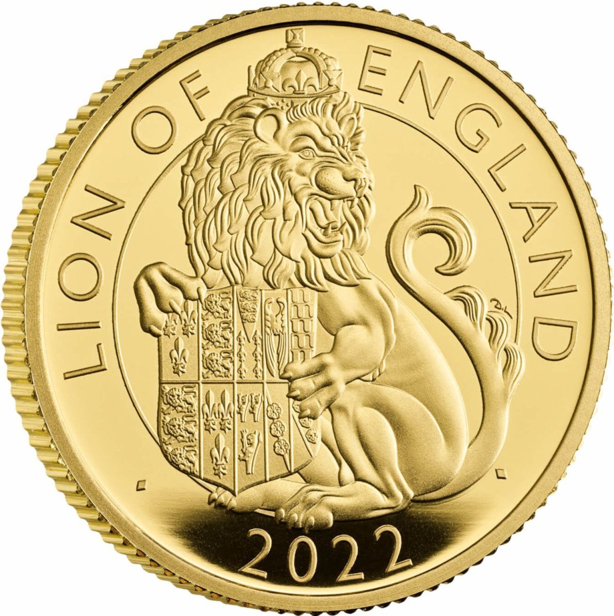 25 Pounds - Elizabeth II Lion of England; Gold Proof