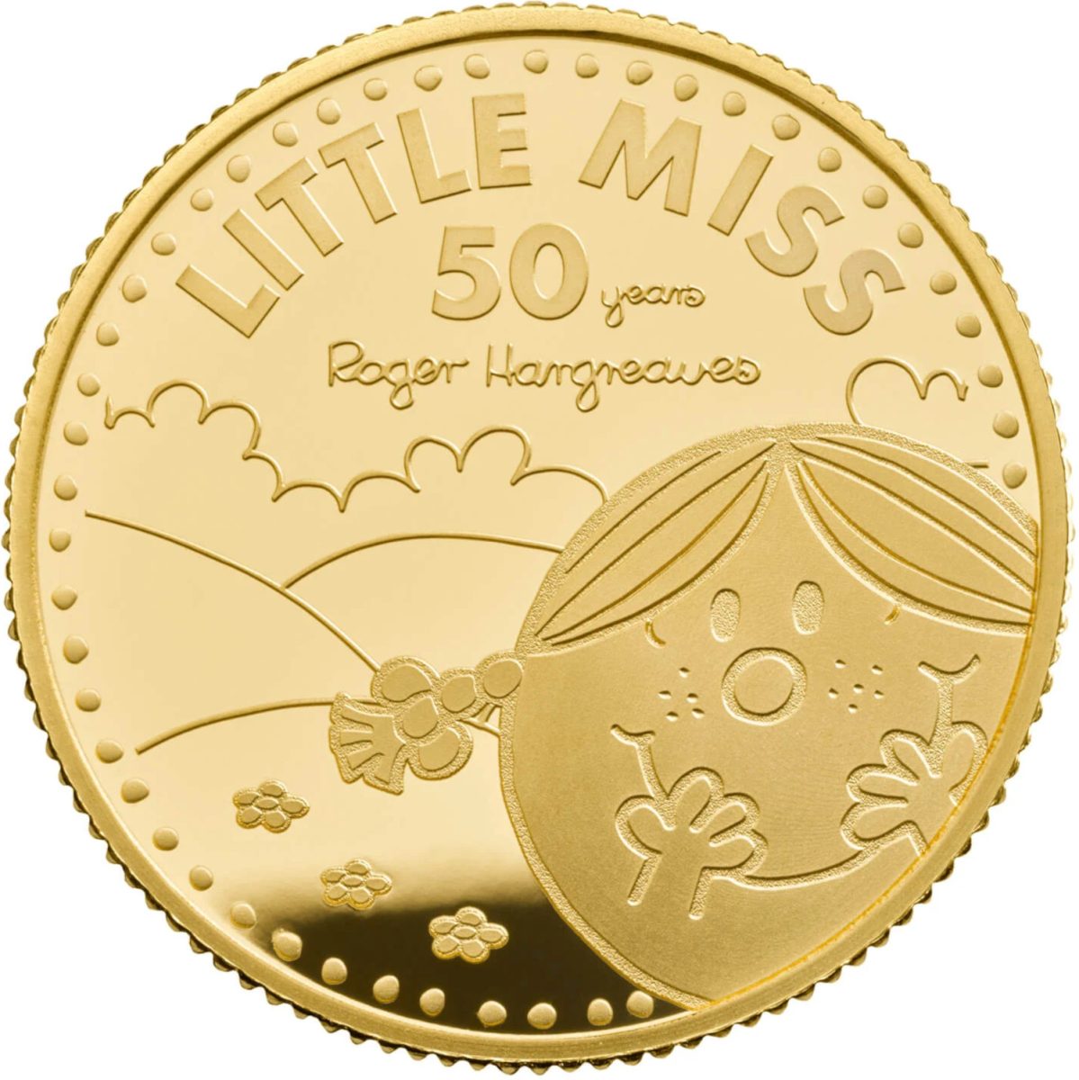 25 Pounds - Elizabeth II Little Miss Sunshine; Gold Proof reverse