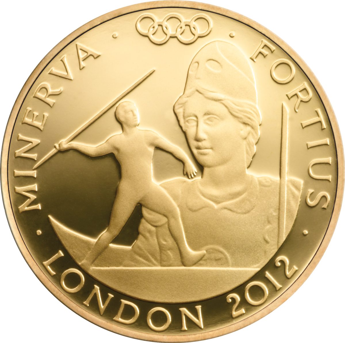 25 Pounds - Elizabeth II Minerva - Fortius; Gold Proof
