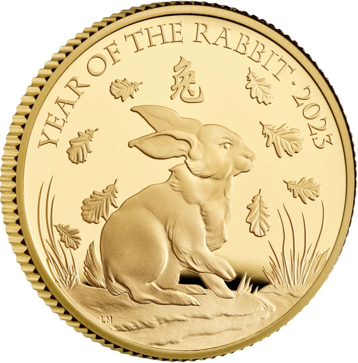 25 Pounds - Elizabeth II Posthumous; Year of the Rabbit; Gold Proof reverse