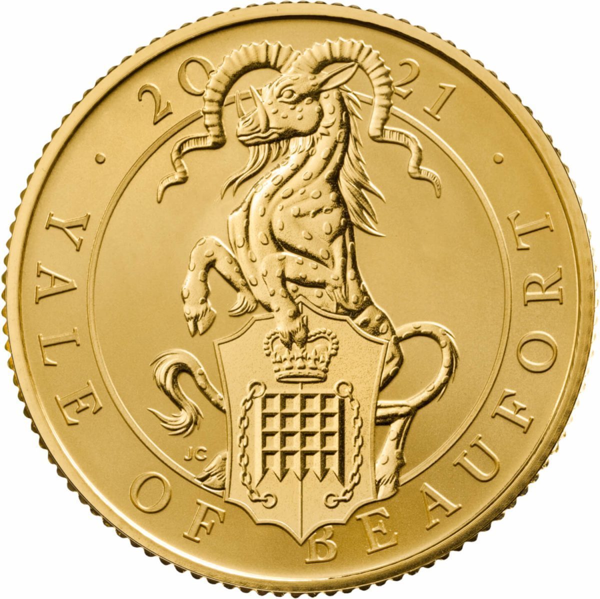 25 Pounds - Elizabeth II Yale of Beaufort; Gold Proof