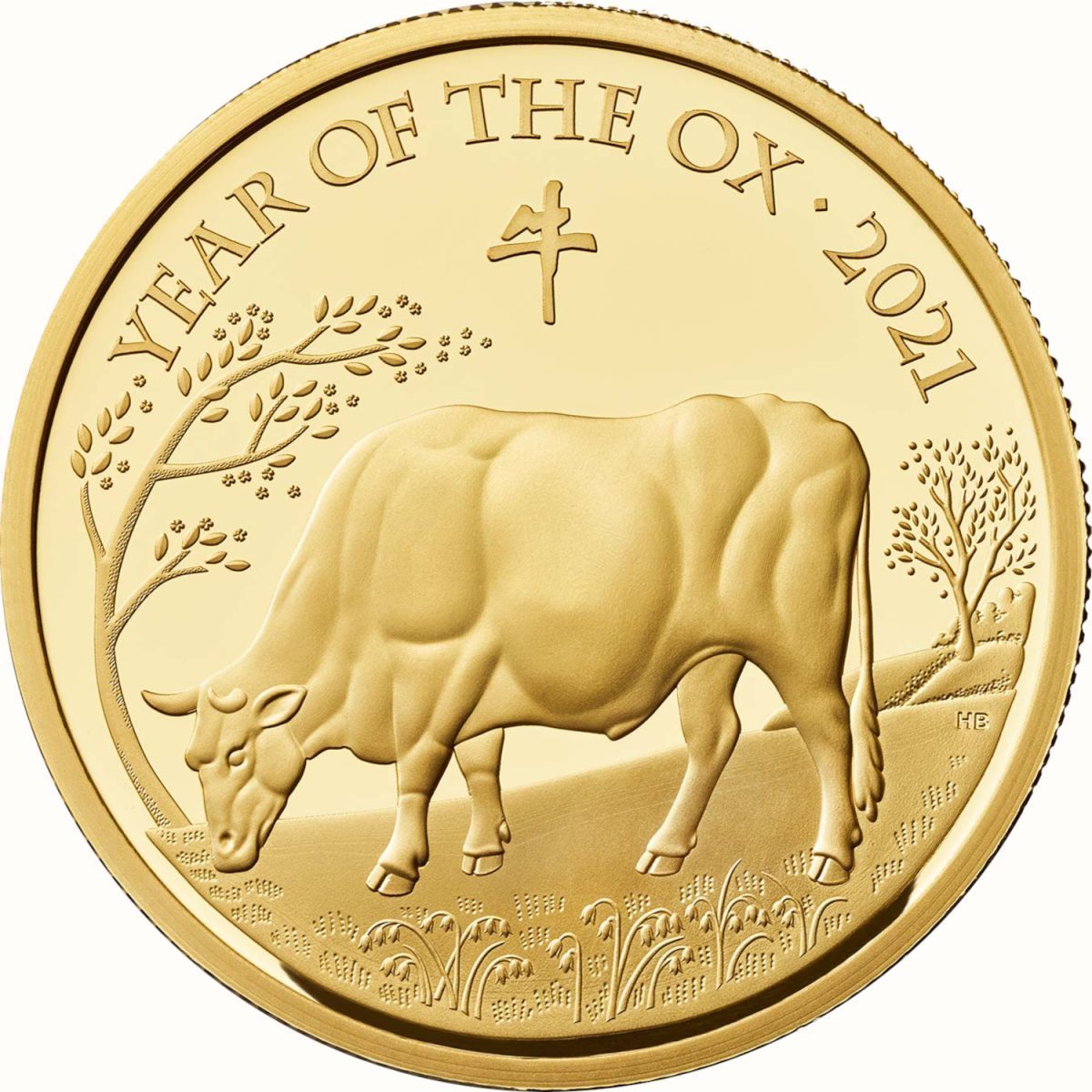 25 Pounds - Elizabeth II Year of The Ox; Gold Proof reverse