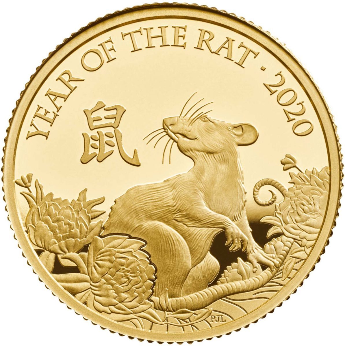 25 Pounds - Elizabeth II Year of the Rat; Gold Proof reverse