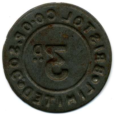 3 Pence - Bristol CSL Gloucestershire reverse