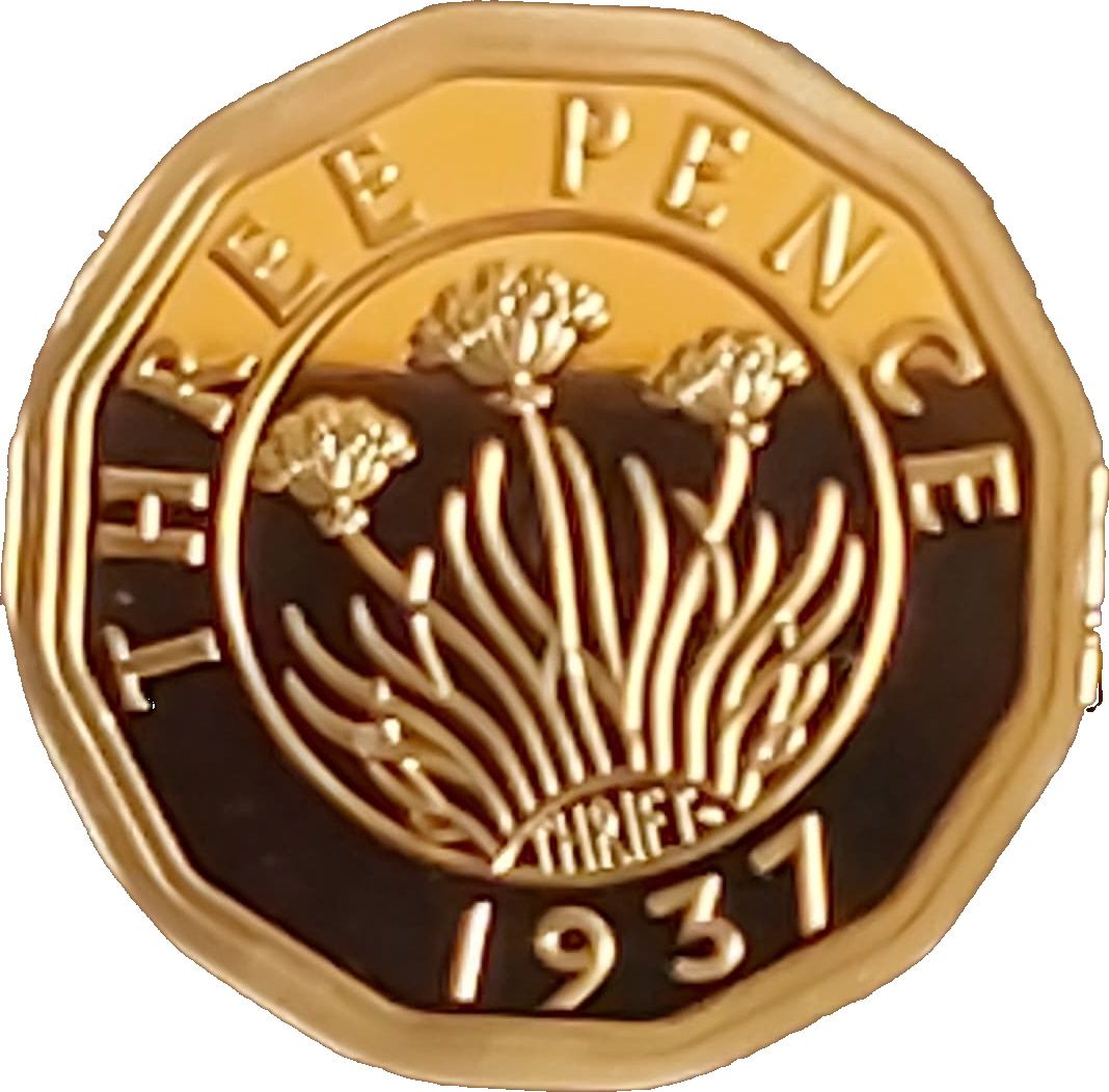 3 Pence - Edward VIII reverse