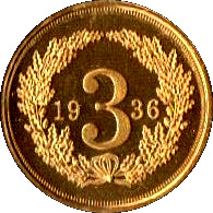 3 Pence - Edward VIII New strike pattern reverse