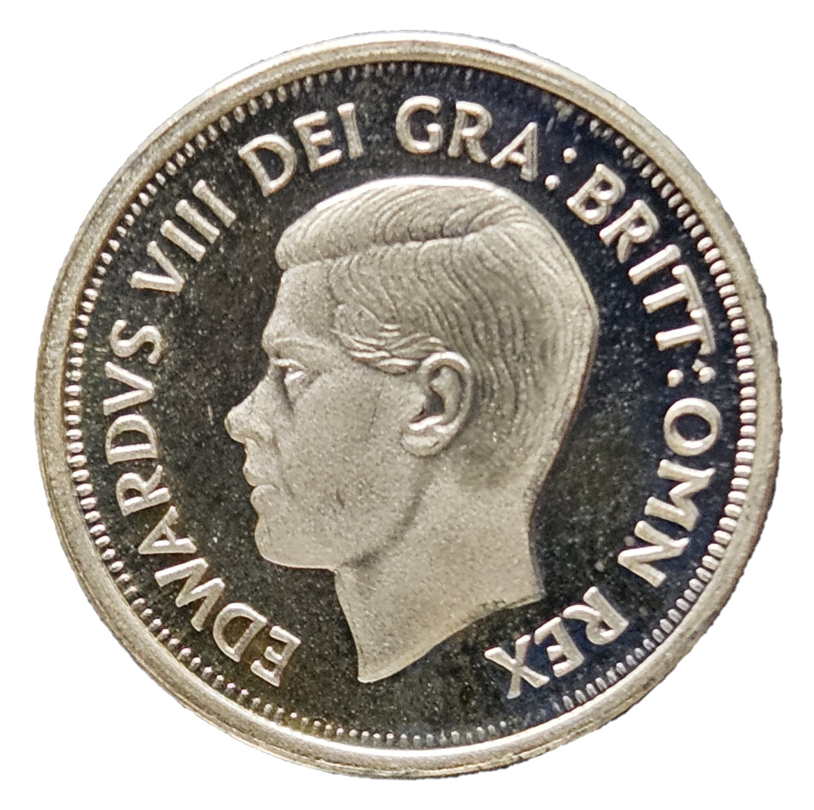 3 Pence Edward VIII Pattern obverse