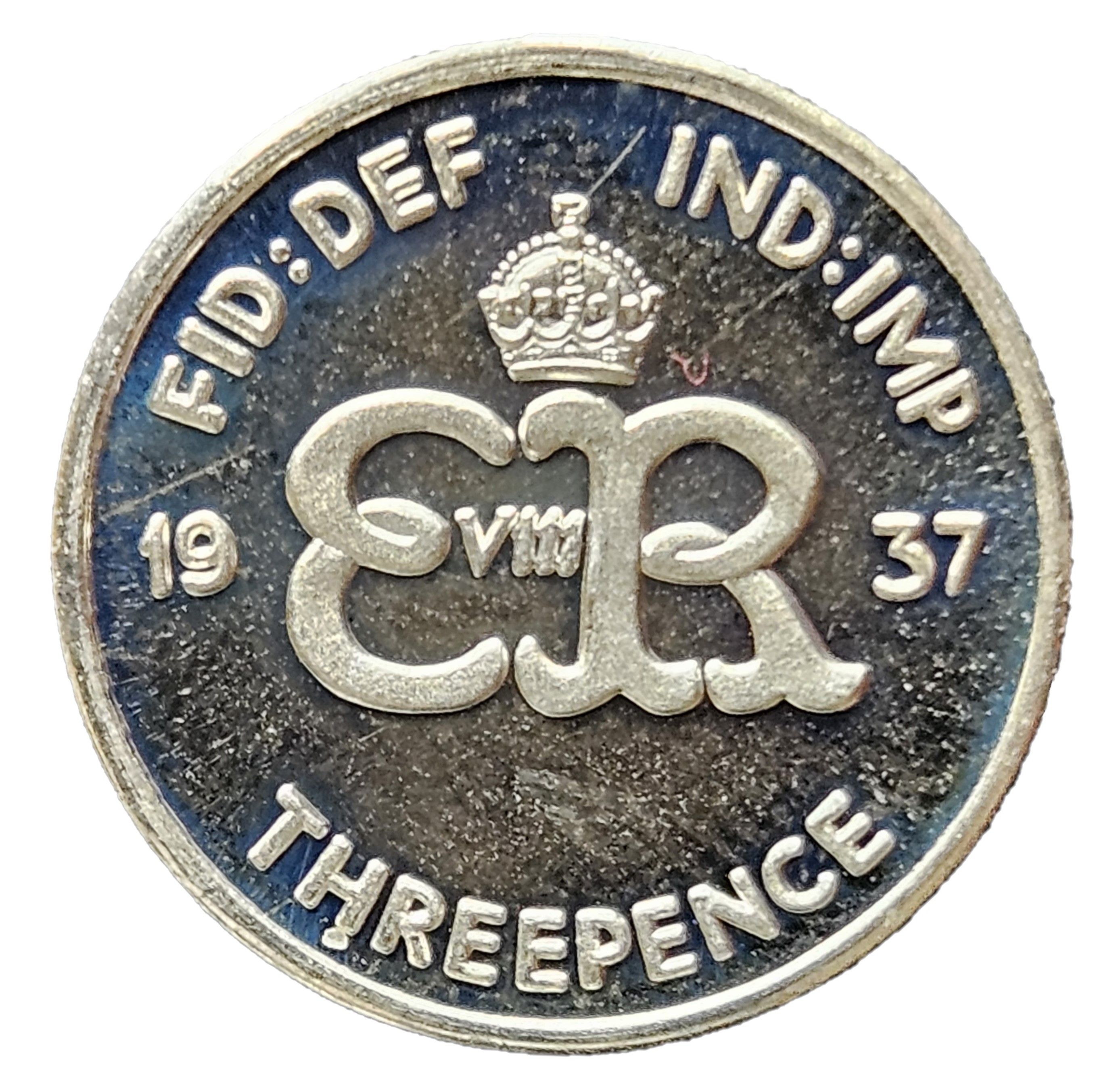 3 Pence Edward VIII Pattern reverse