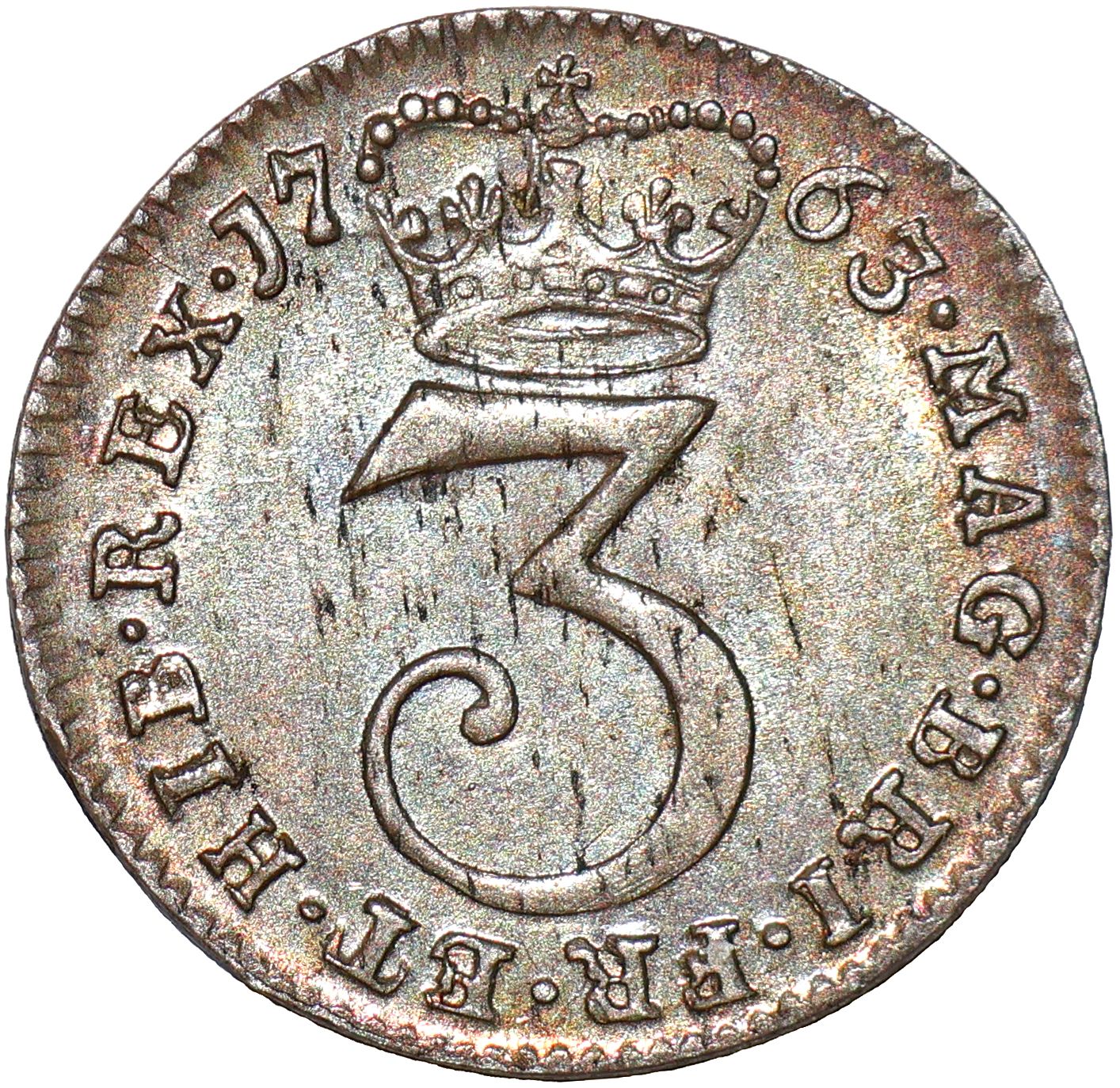 3 Pence - George III incl. Maundy reverse