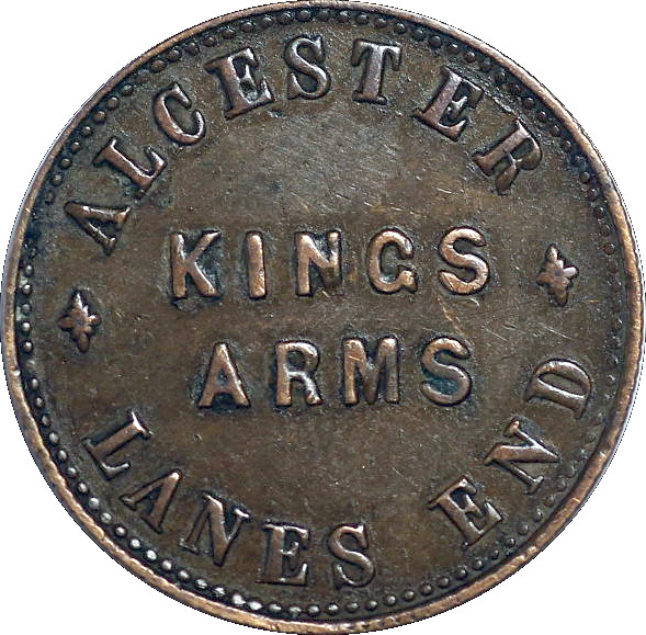 3 Pence - Kings Arms Beer reverse