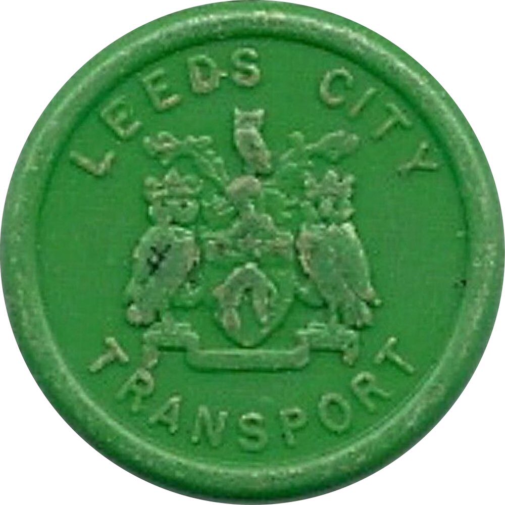 3 Pence - Leeds City Transport obverse