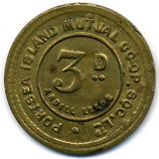 3 Pence - Portsea Island Mutual CSL reverse