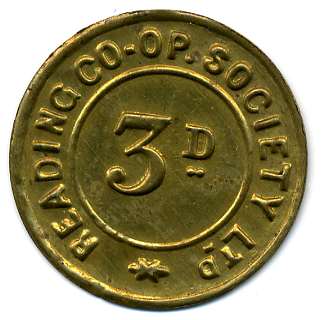 3 Pence - Reading CSL obverse