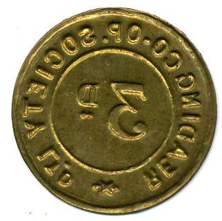3 Pence - Reading CSL reverse