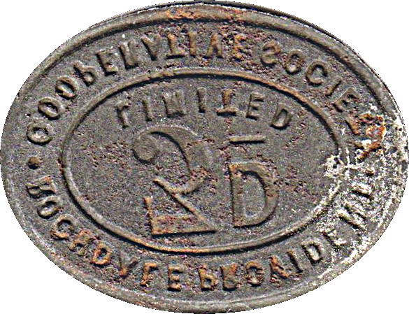 3 Pence - Rochdale Provident Cooperative Society reverse
