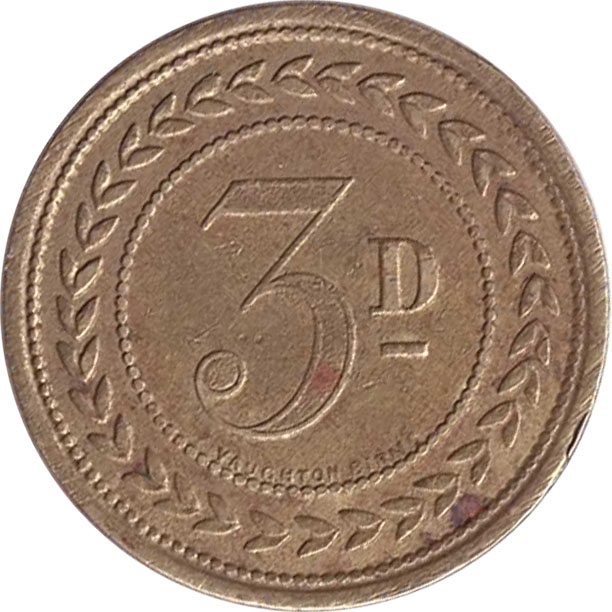 3 Pence - Vaughton Birm. obverse