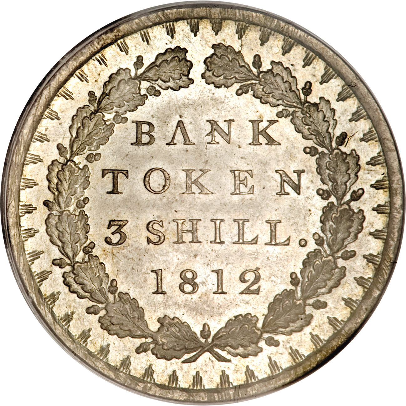 3 Shillings - George III Bank of England Token reverse