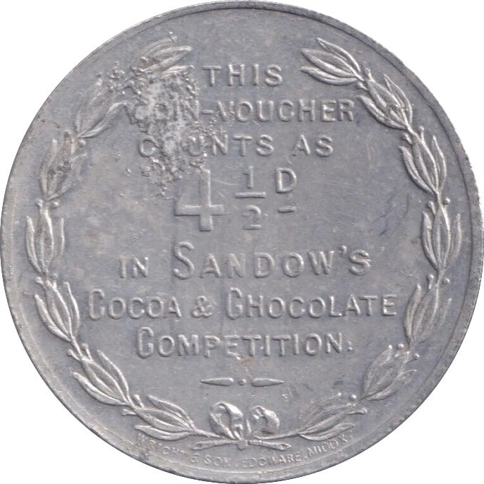 4½ Pence - Eugen Sandow reverse