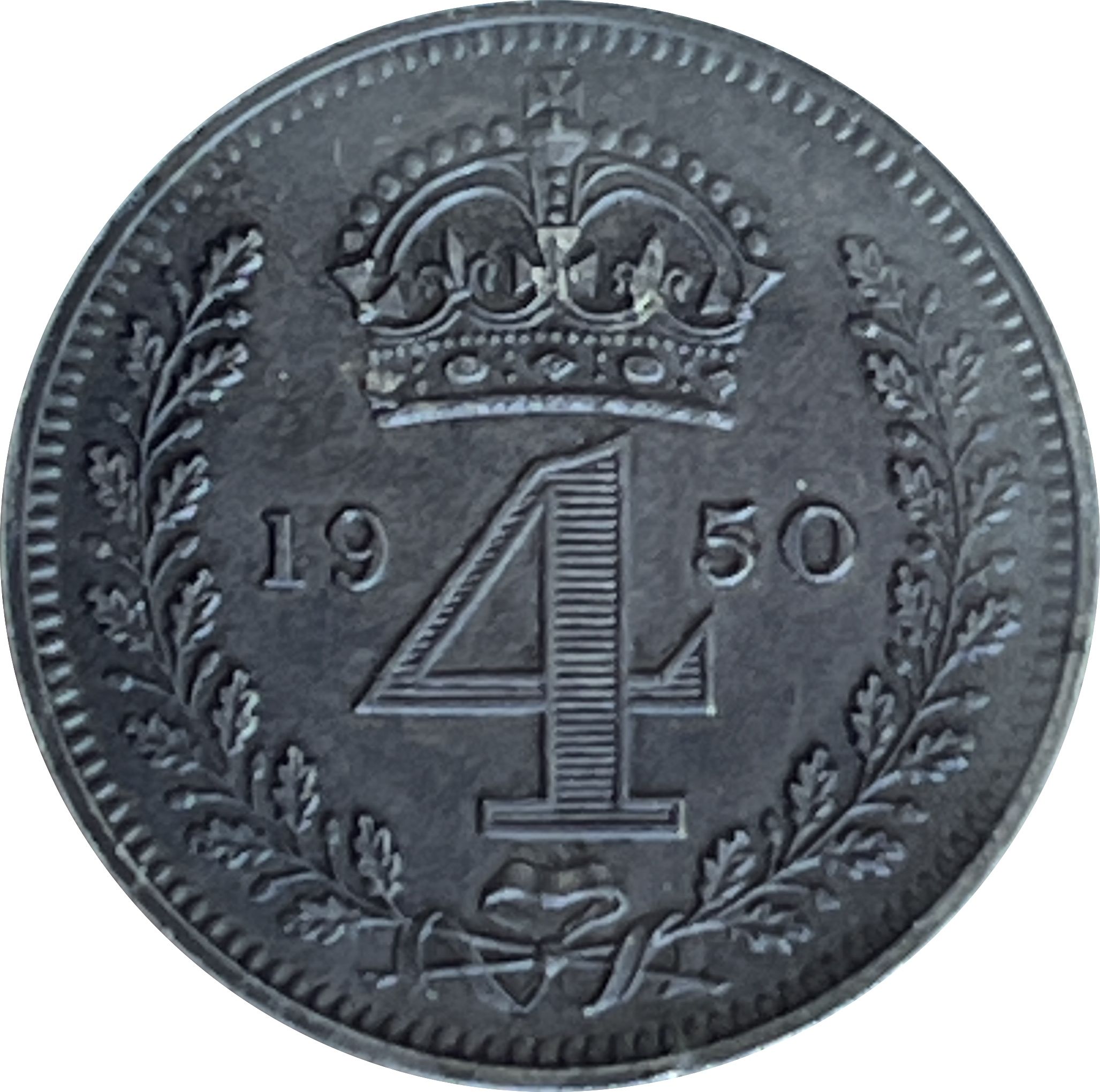 4 Pence - George VI 3rd Maundy issue reverse