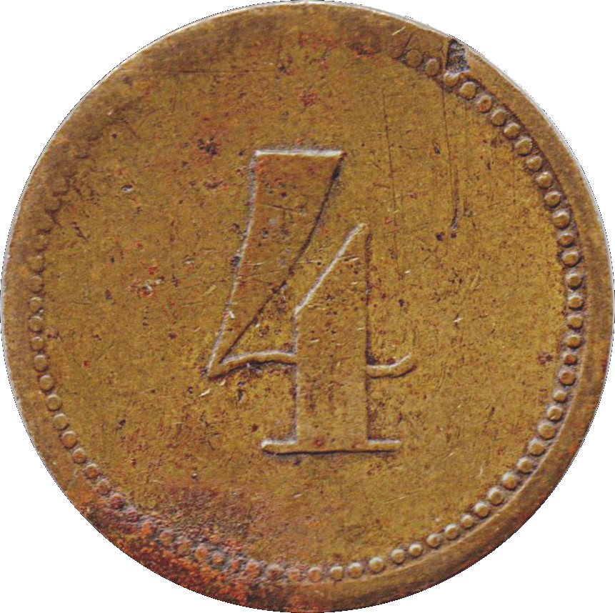 4 Pence - Monarch Automatic Co. reverse
