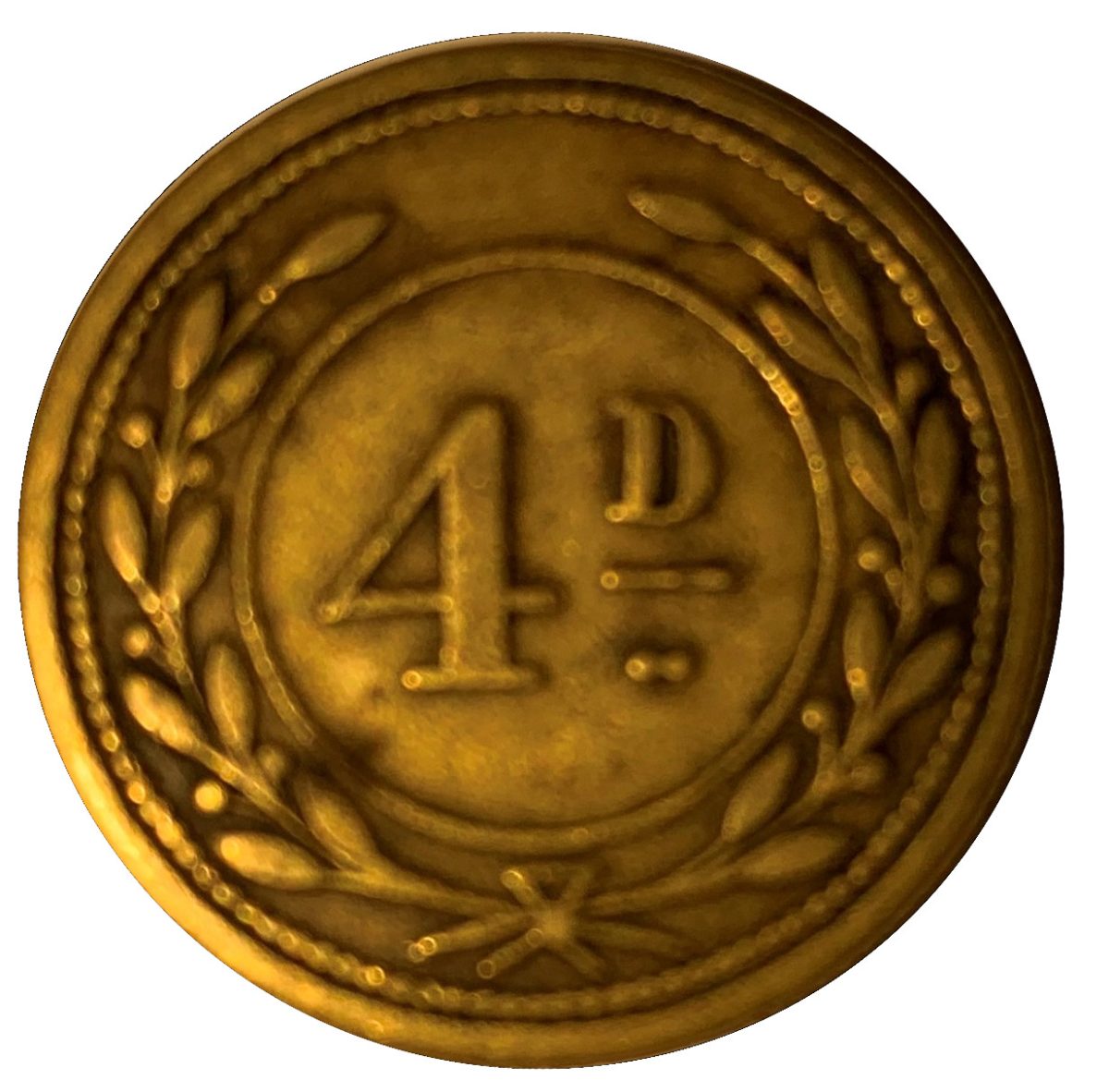 4 Pence - Sherwood Street Social Club Newton, Derbyshire reverse