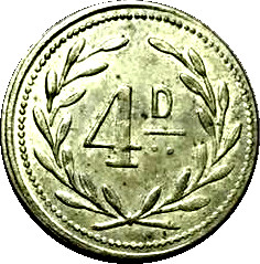 4 Pence - SRC obverse