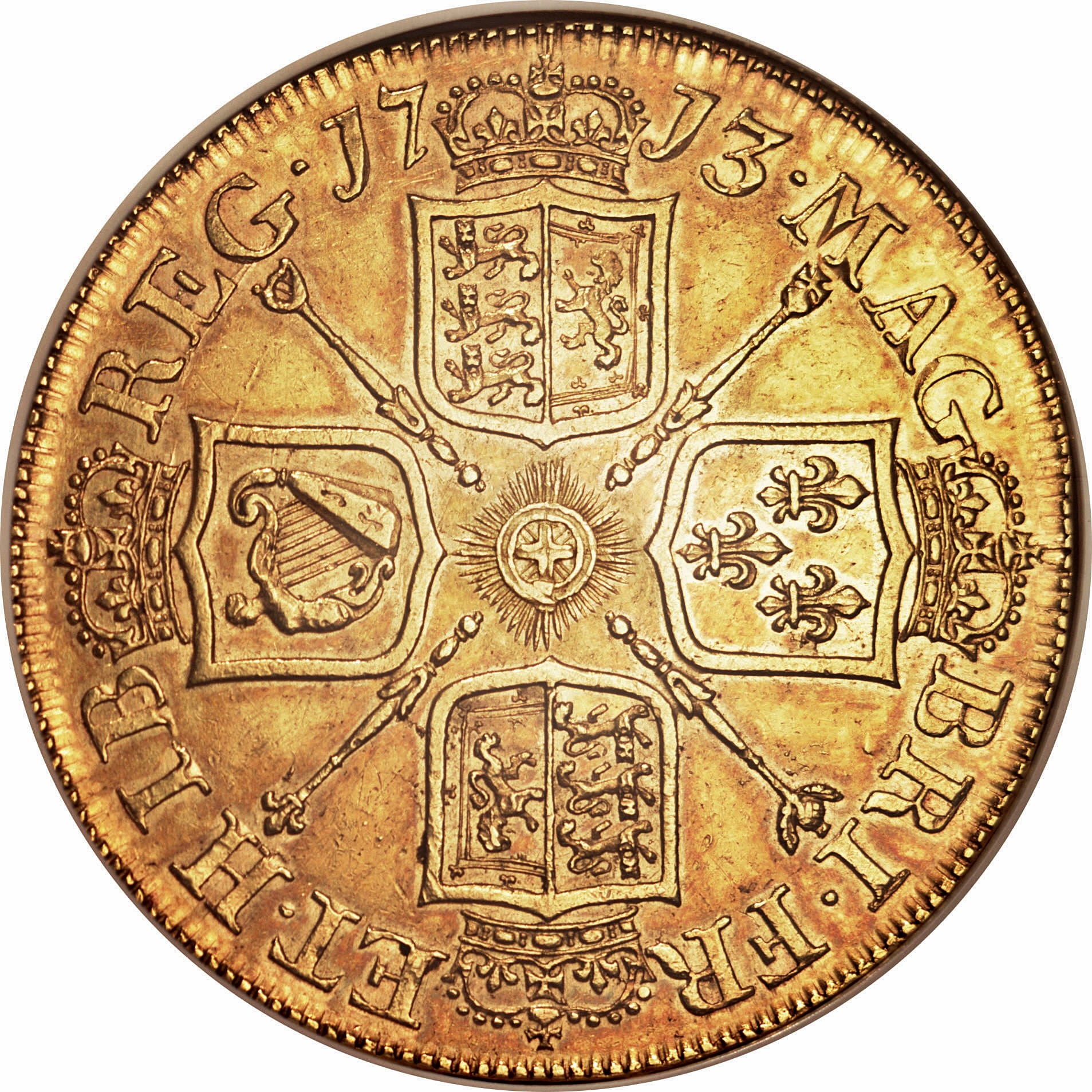 5 Guineas - Anne reverse