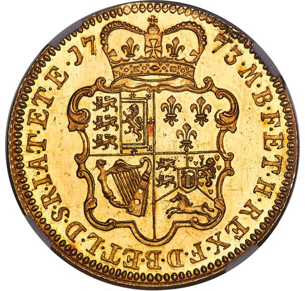 5 Guineas - George III Pattern reverse