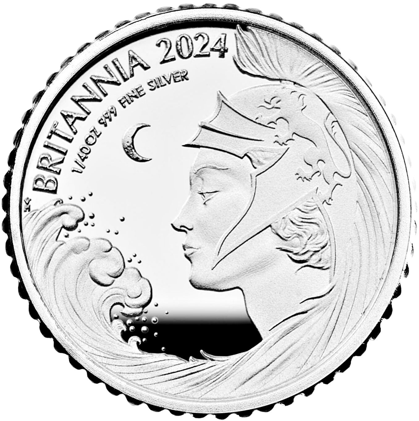 5 Pence - Charles III 1/40 oz Fine Silver reverse