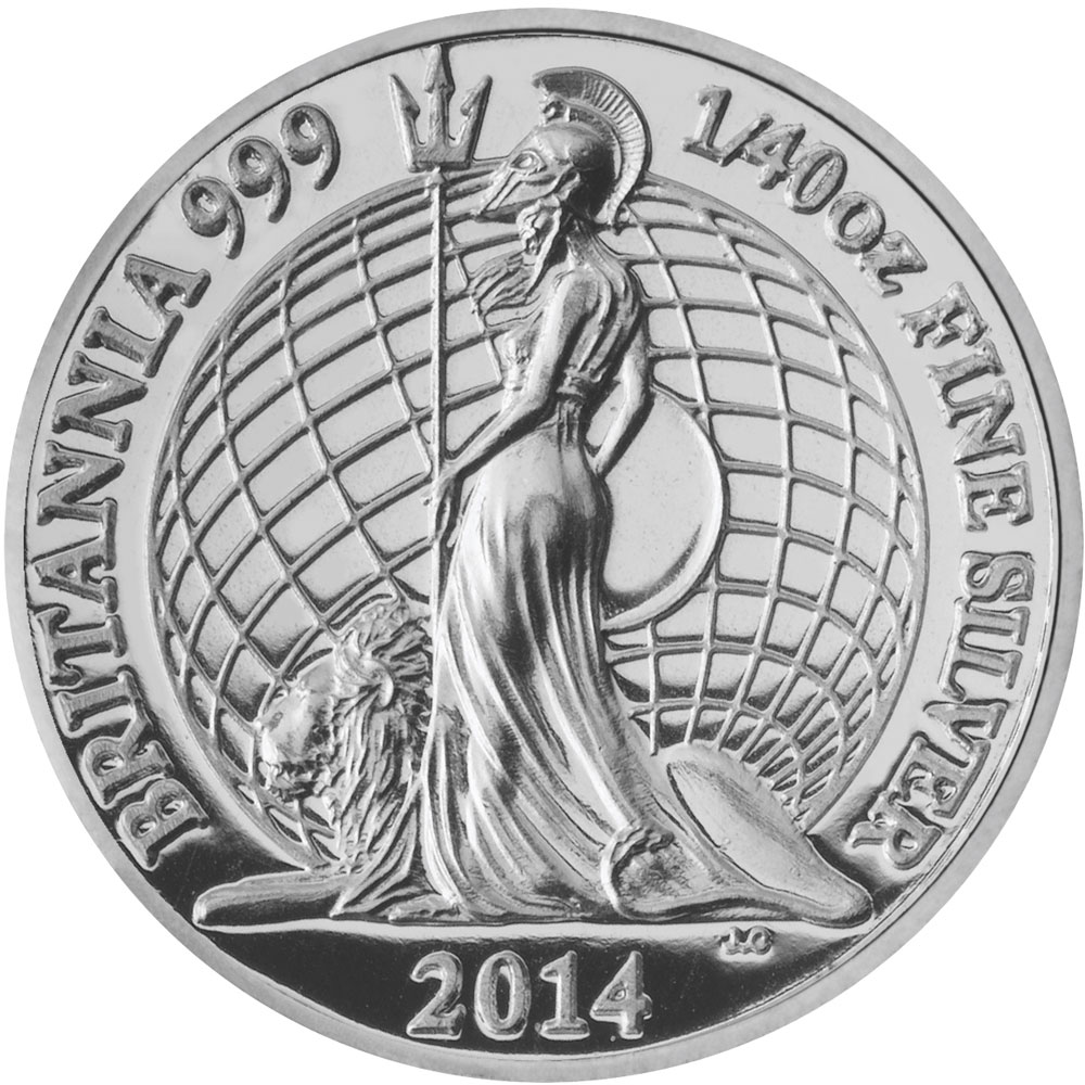 5 Pence - Elizabeth II 5th portrait; 1/40 oz Fine Silver reverse