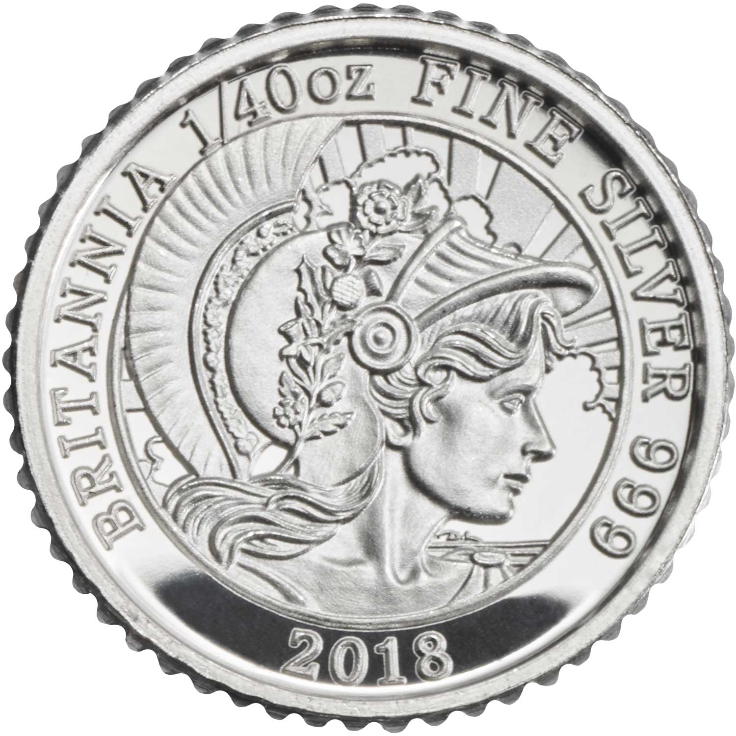 5 Pence - Elizabeth II 5th portrait; 1/40 oz Fine Silver reverse