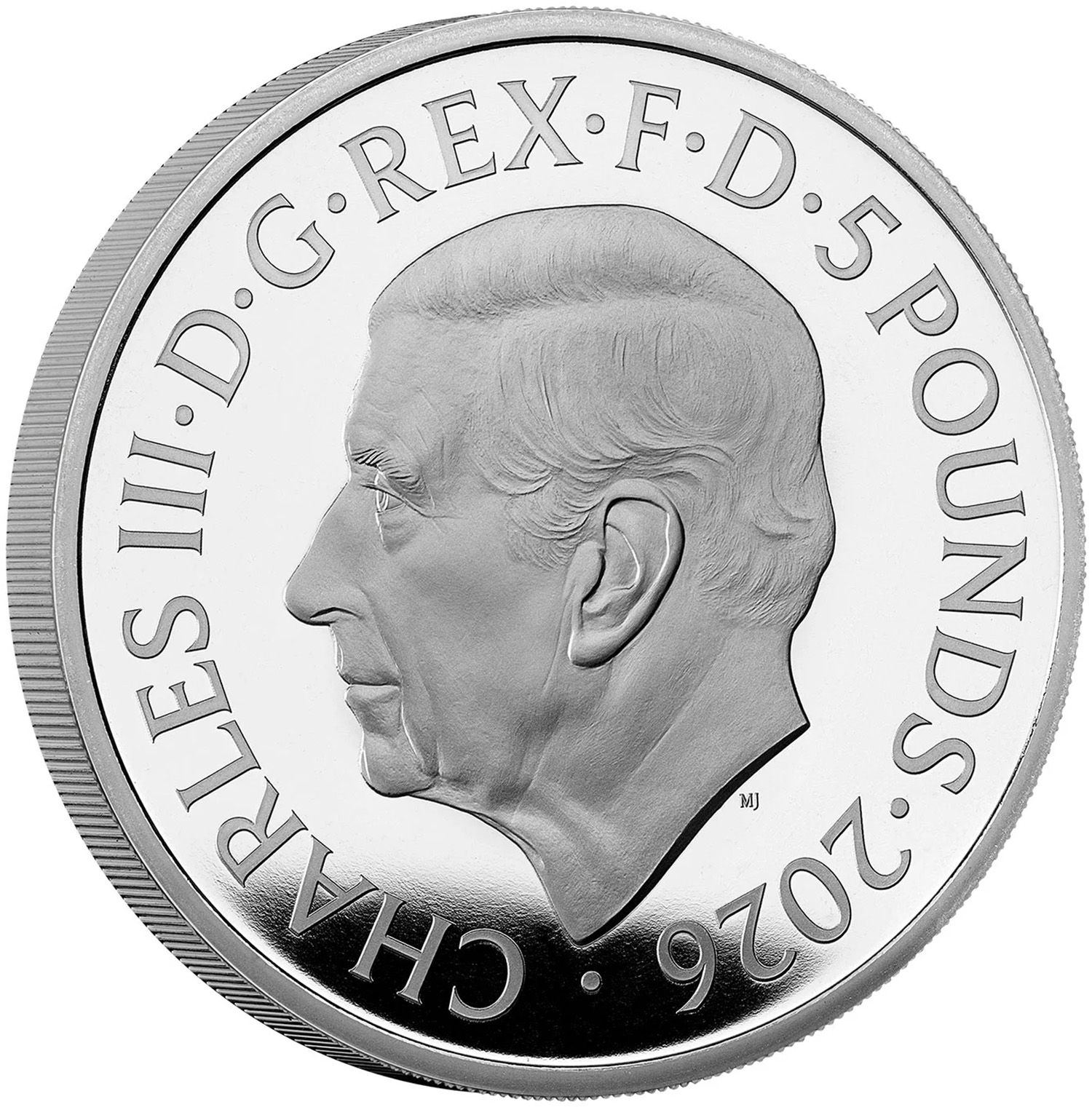 5 Pounds - Charles III 100th anniversary of Queen Elizabeth II obverse