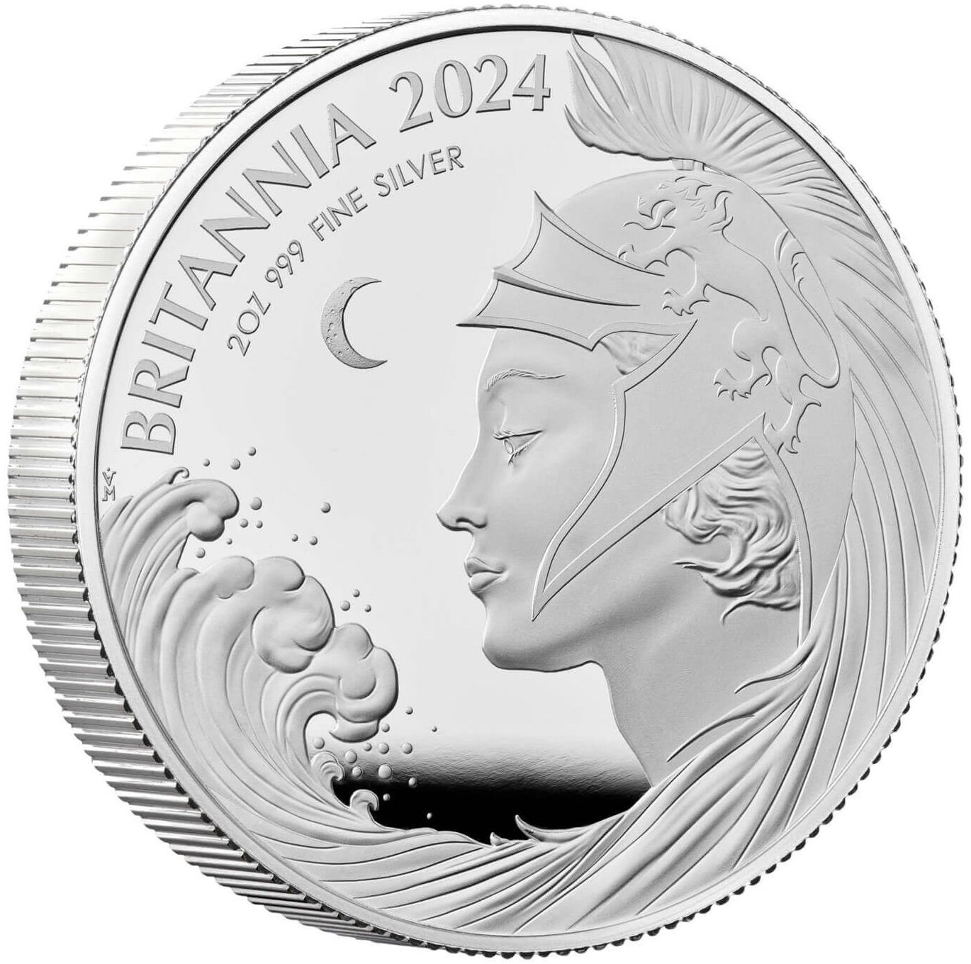 5 Pounds - Charles III 2 oz Fine Silver reverse