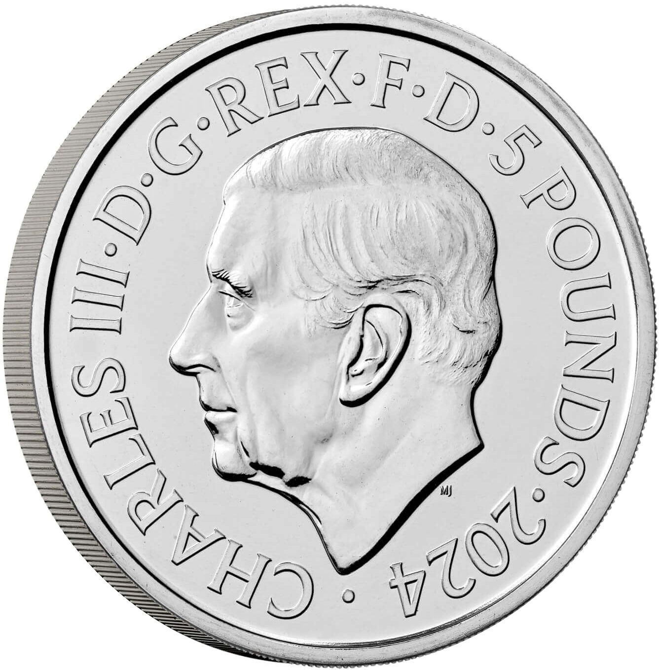 5 Pounds - Charles III Bond Films of the 1990s obverse