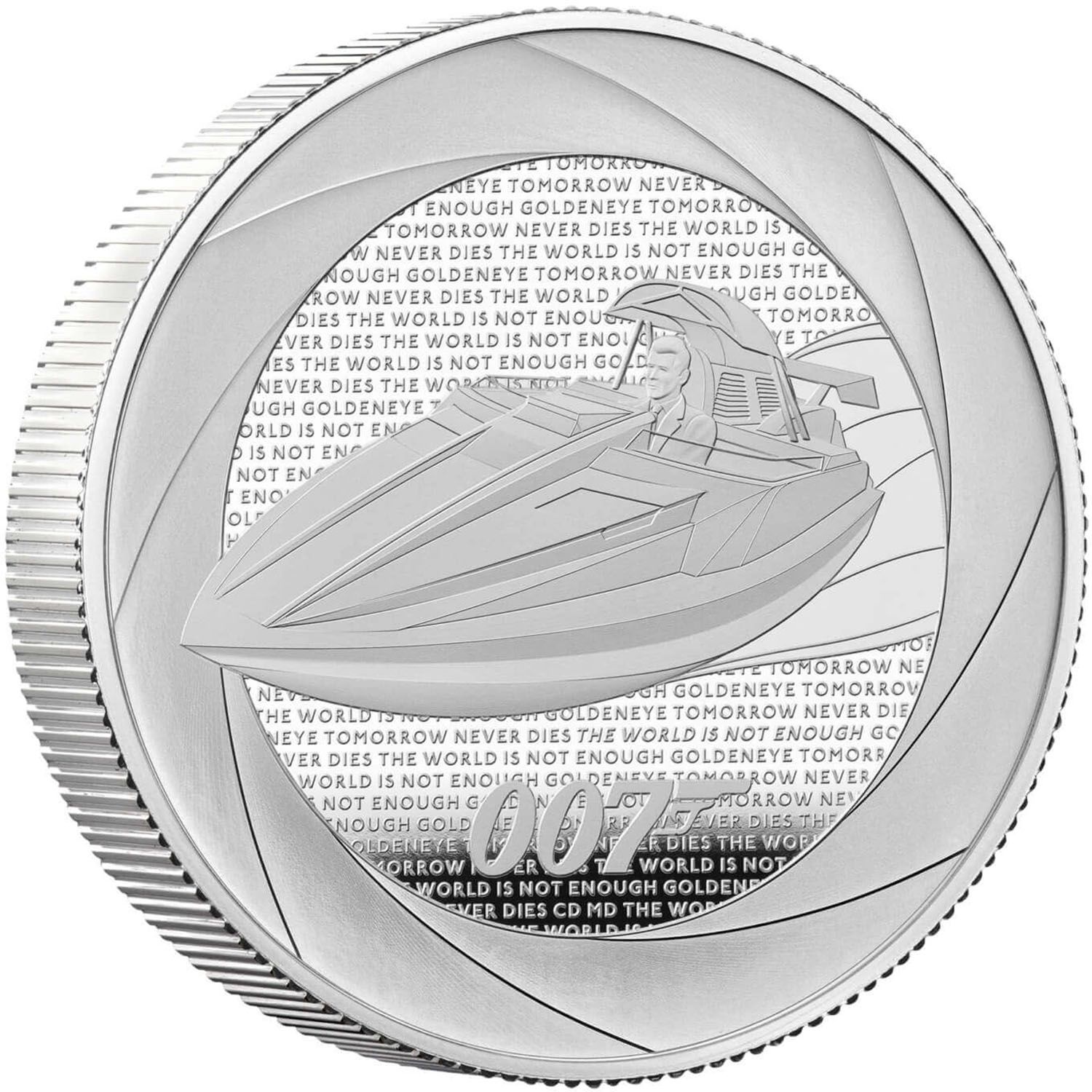 5 Pounds - Charles III Bond Films of the 1990s; Silver Proof reverse