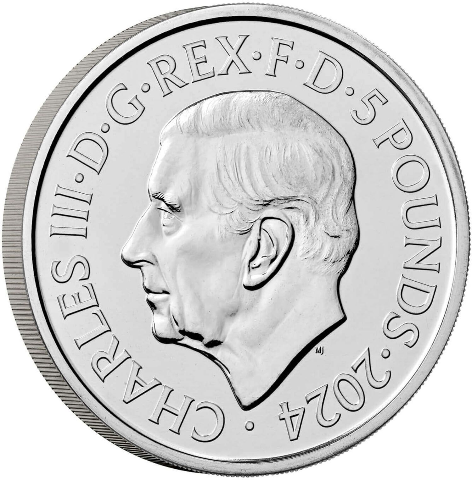 5 Pounds - Charles III Bond Films of the 2000s obverse