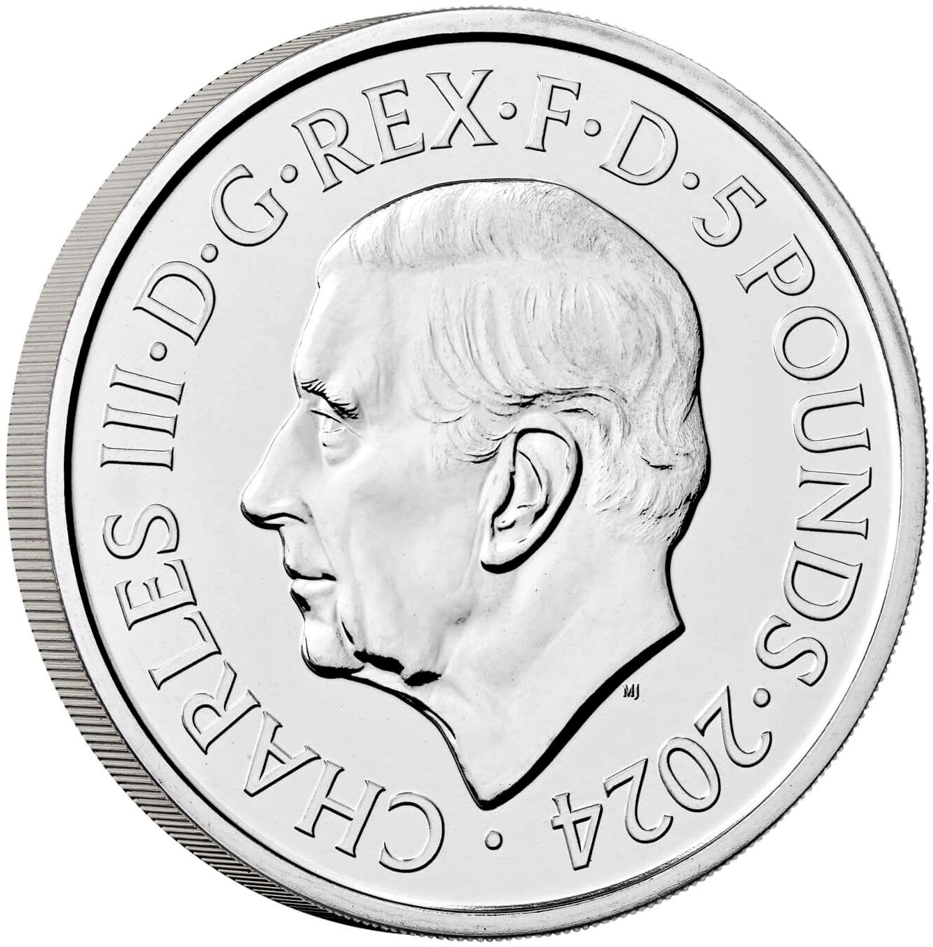 5 Pounds - Charles III Buckingham Palace obverse