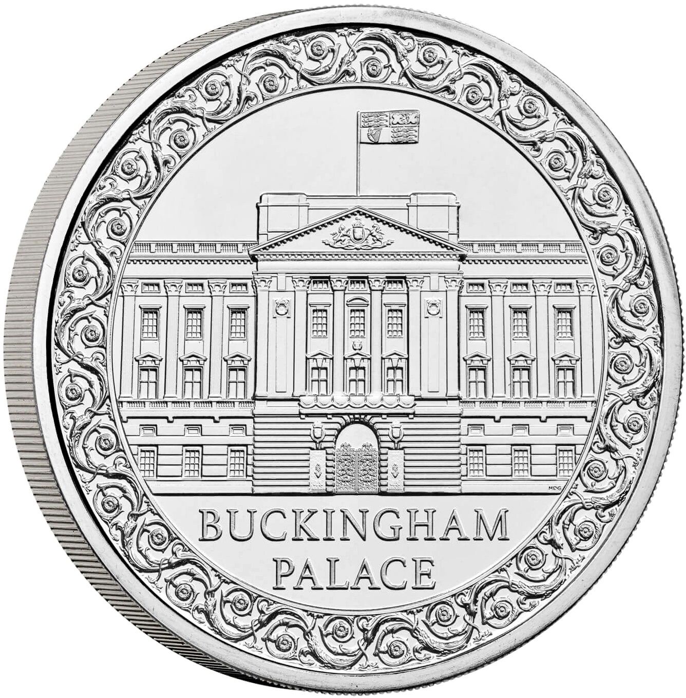 5 Pounds - Charles III Buckingham Palace reverse