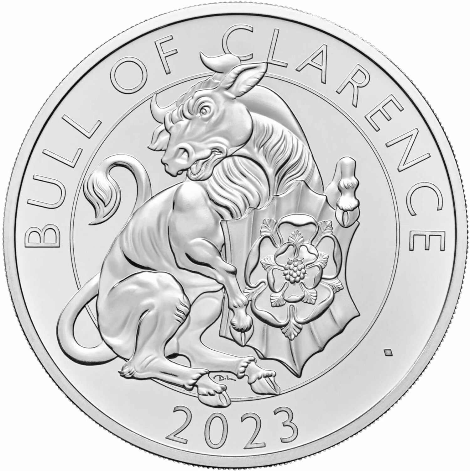 5 Pounds - Charles III Bull of Clarence reverse