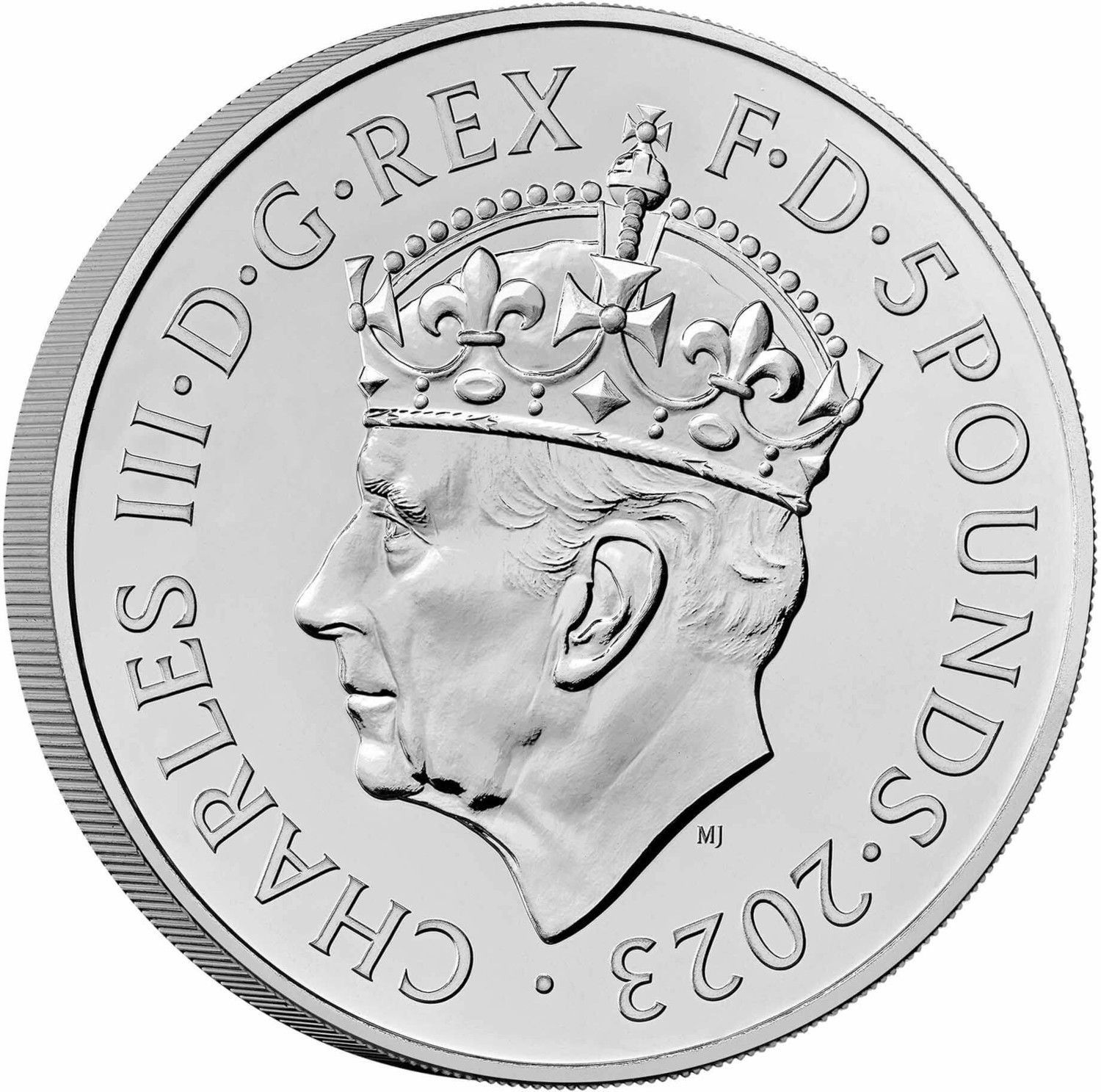 5 Pounds - Charles III Coronation obverse