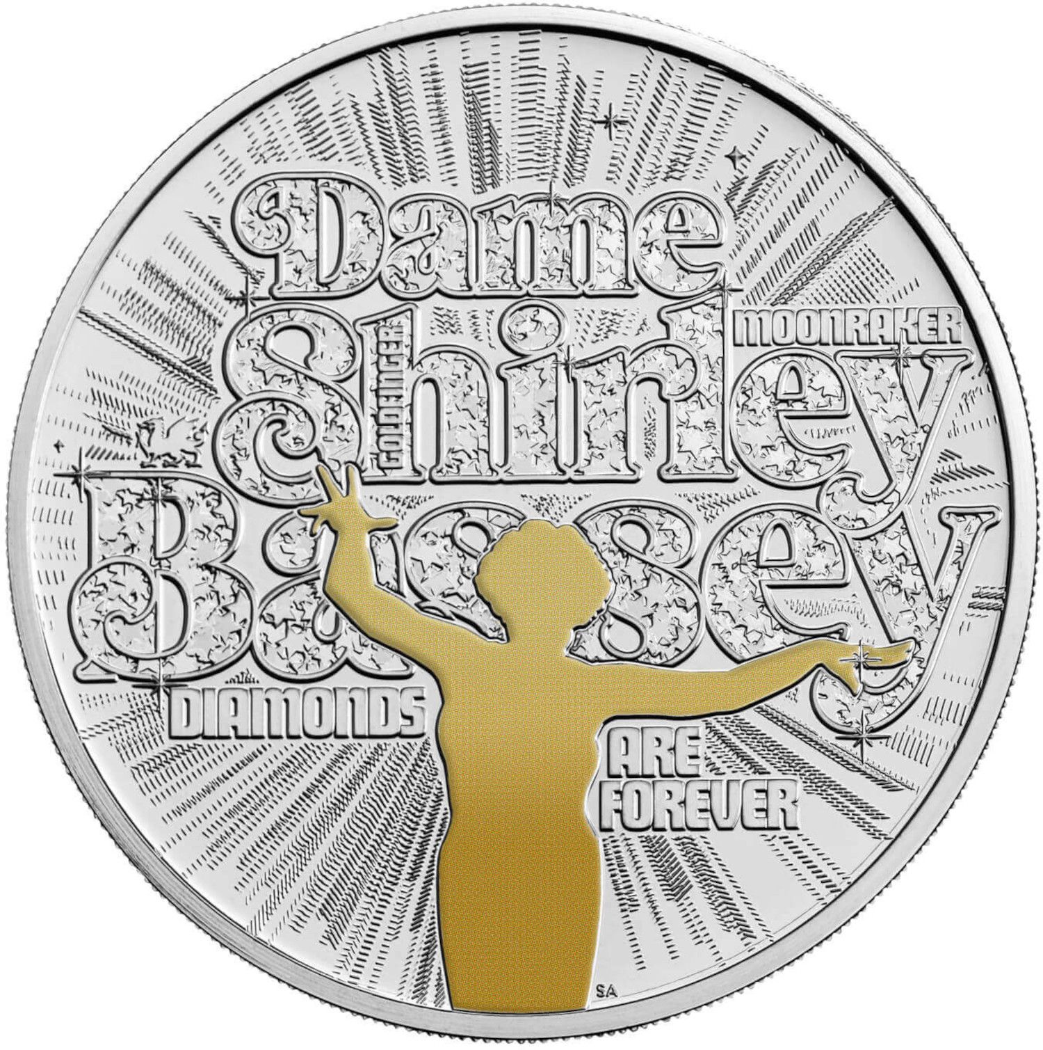 5 Pounds - Charles III Dame Shirley Bassey reverse
