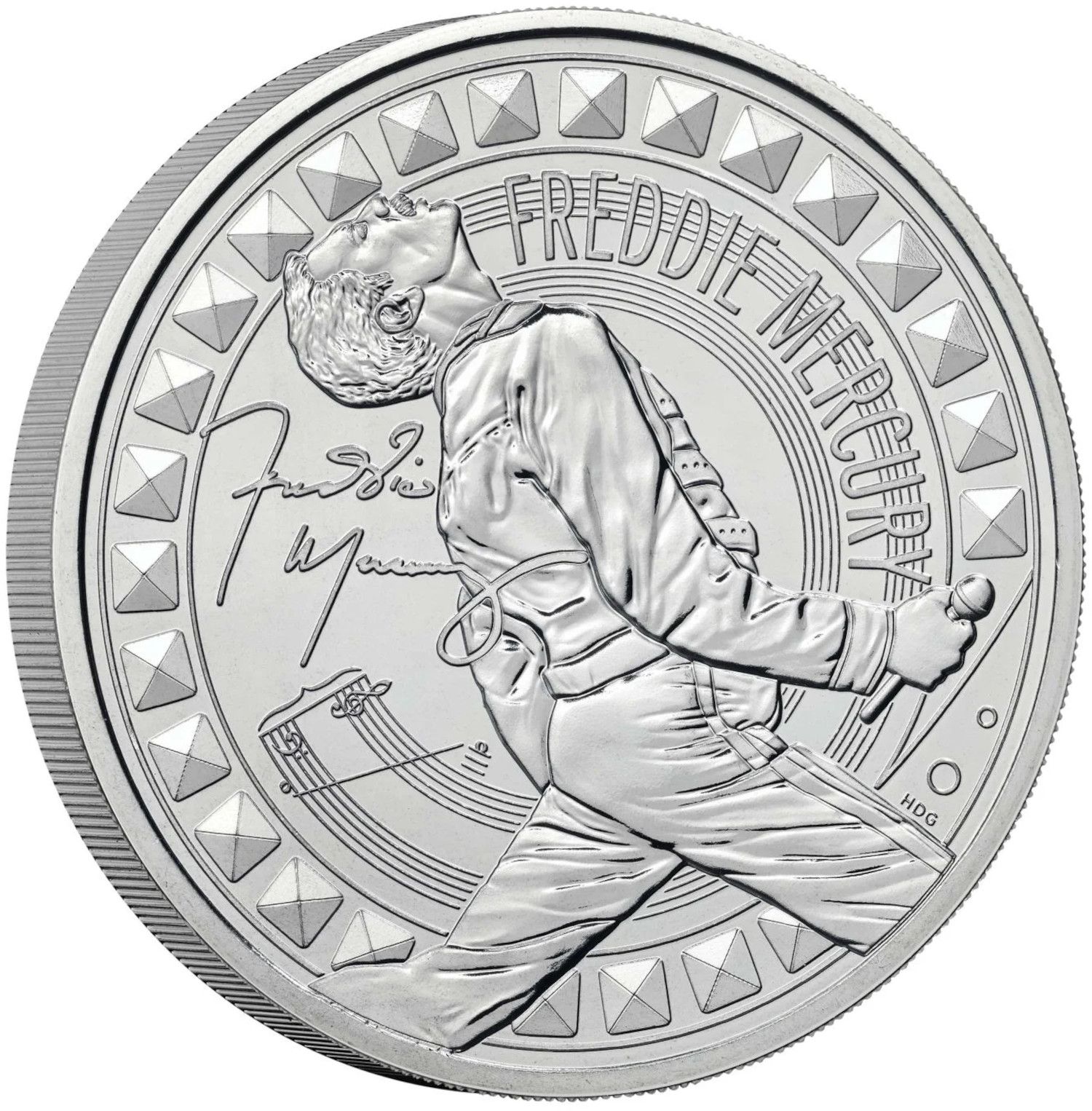 5 Pounds - Charles III Freddie Mercury reverse