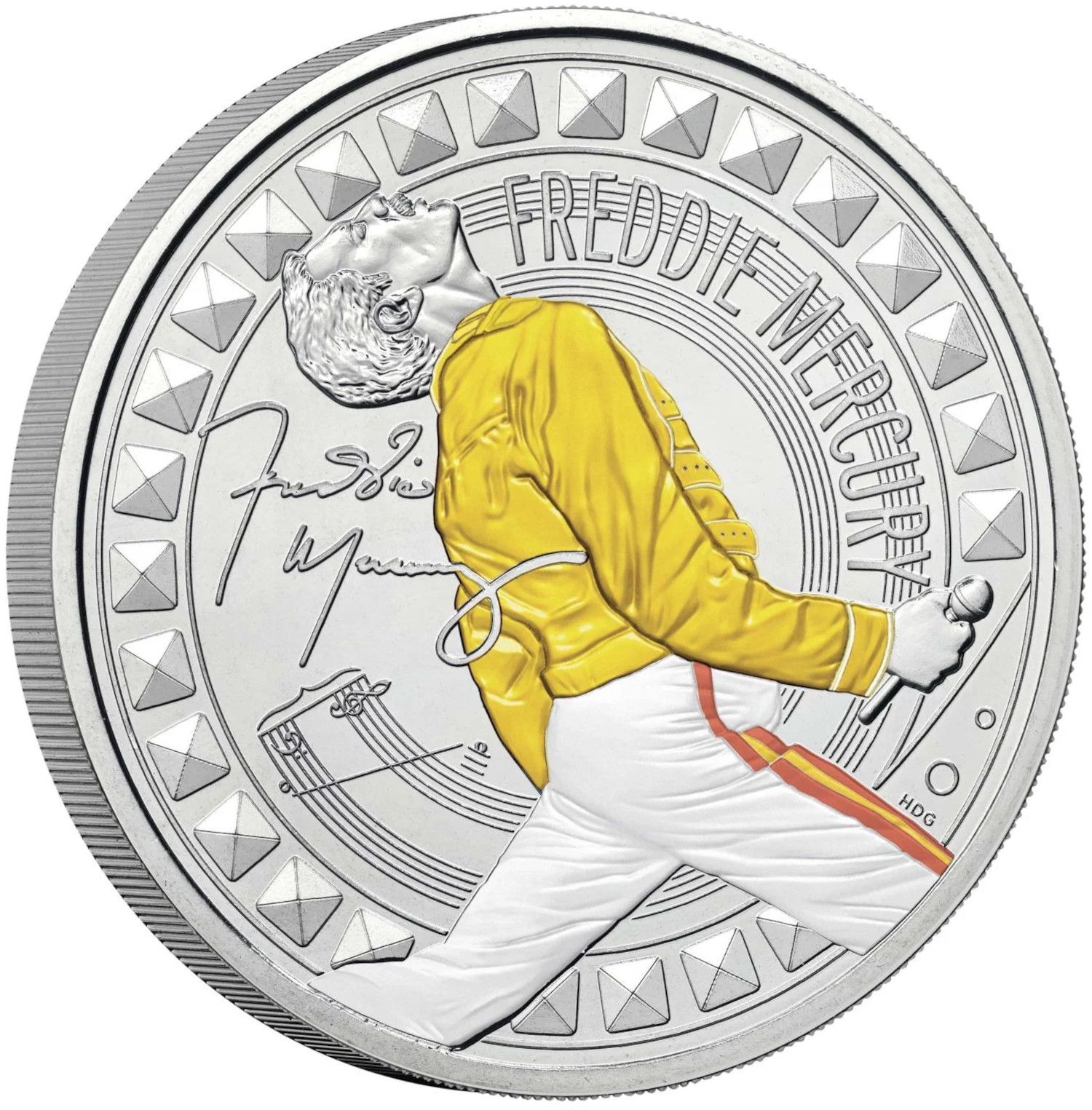 5 Pounds - Charles III Freddie Mercury reverse
