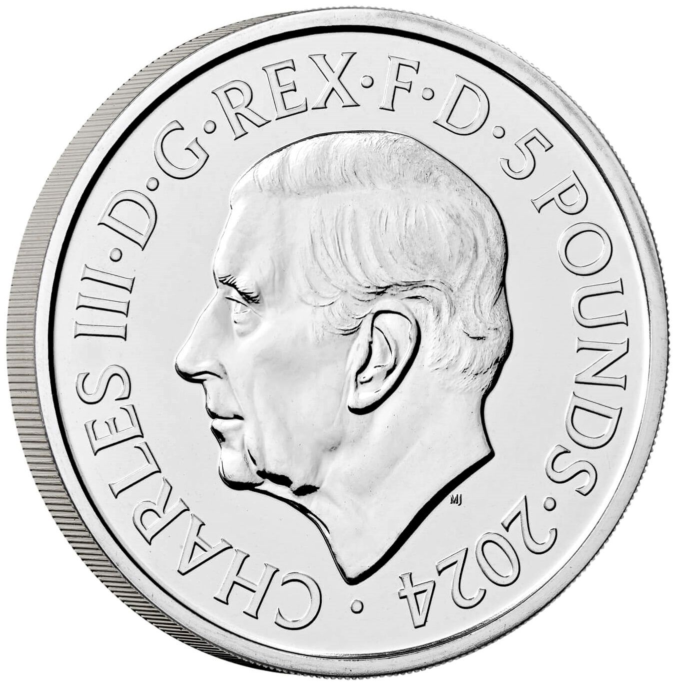 5 Pounds - Charles III George Michael obverse