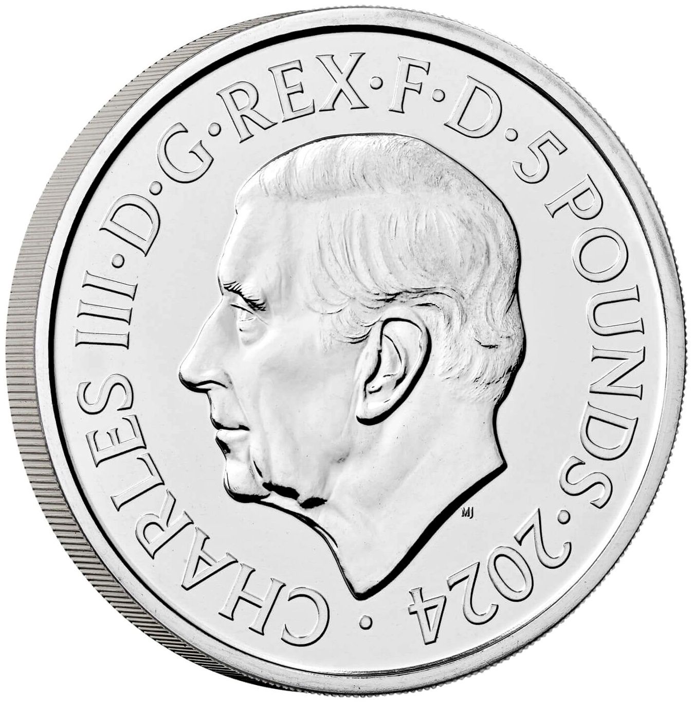 5 Pounds - Charles III George Michael obverse