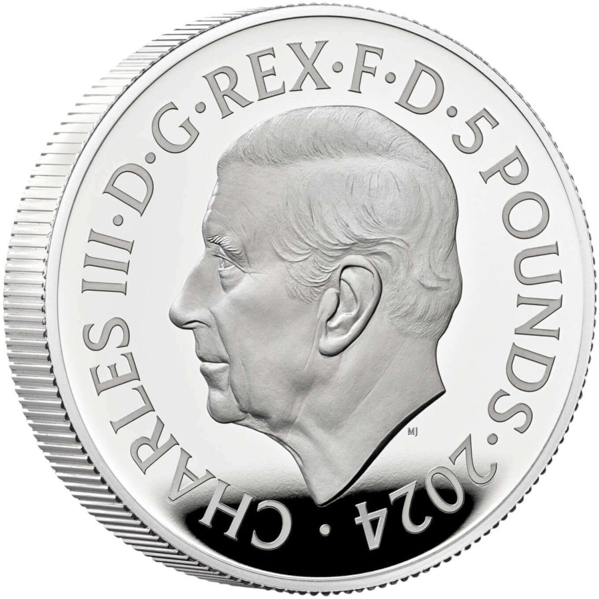 5 Pounds - Charles III Han Solo and Chewbacca; Silver Proof obverse