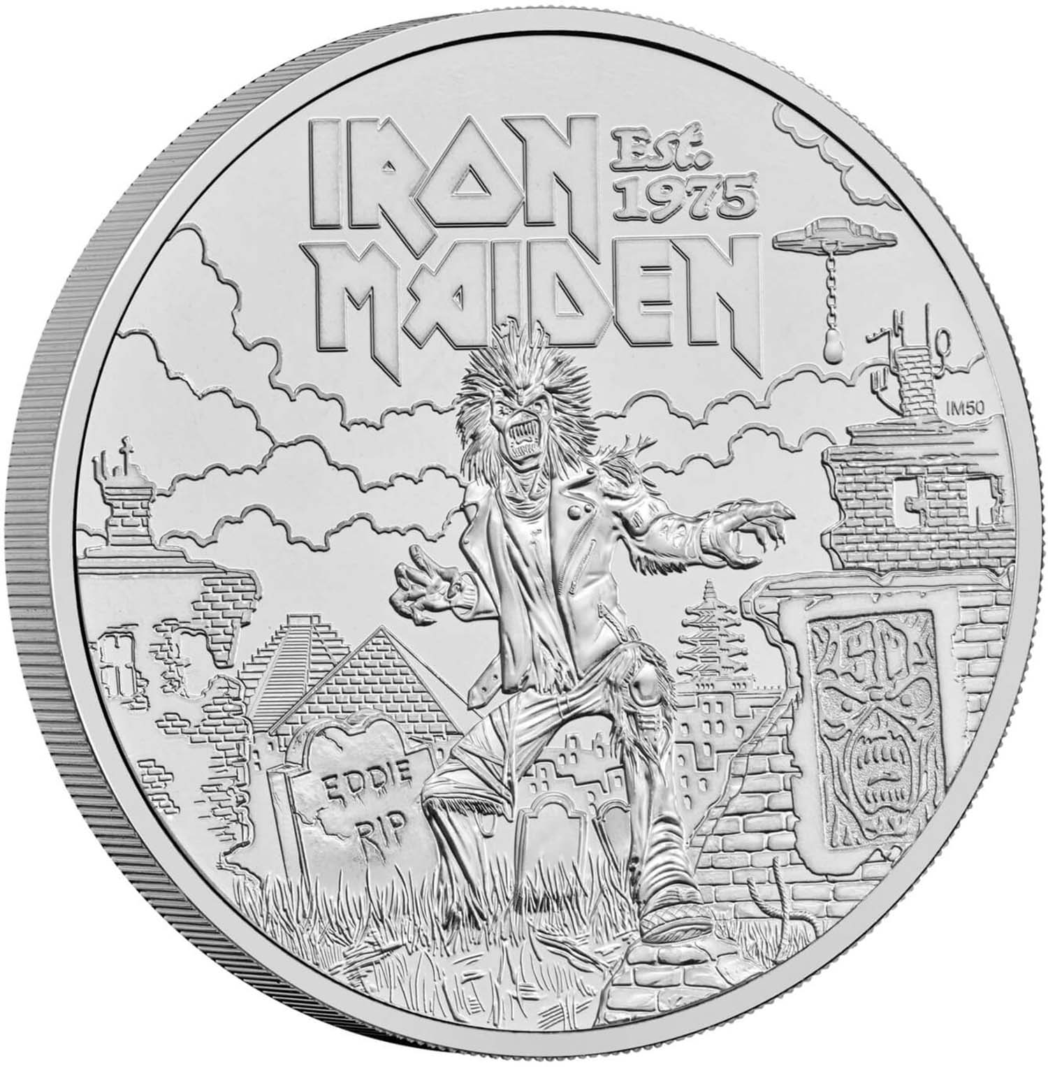 5 Pounds - Charles III Iron Maiden reverse