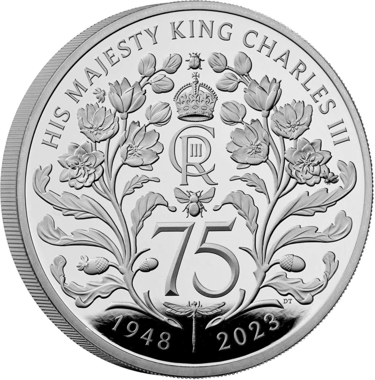 5 Pounds - Charles III King Charles' 75th Birthday reverse