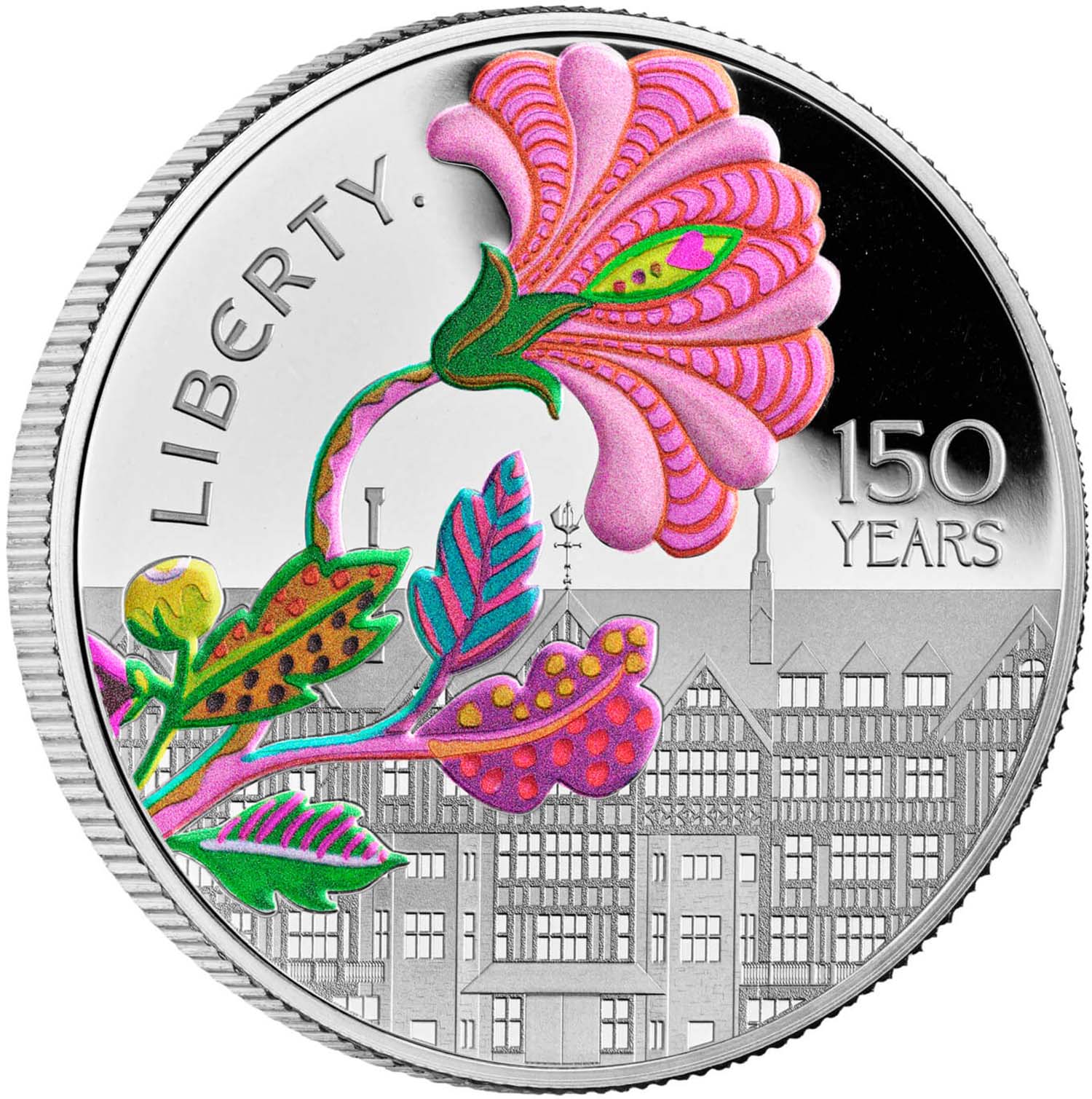 5 Pounds - Charles III Liberty's Department Store; Silver Proof reverse